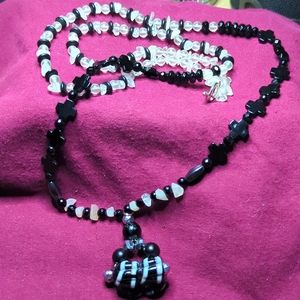 Handmade one of a kind necklace from(Holmes creations) the elegant edition.